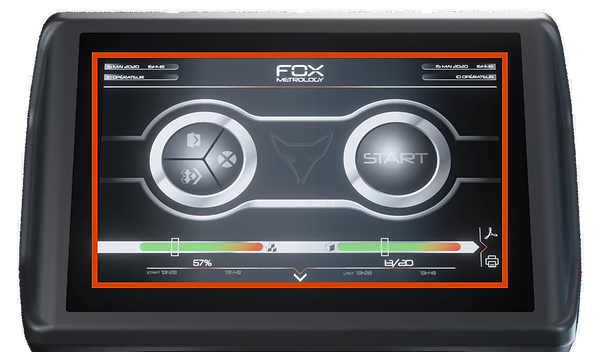 écran projecteur de profil fox