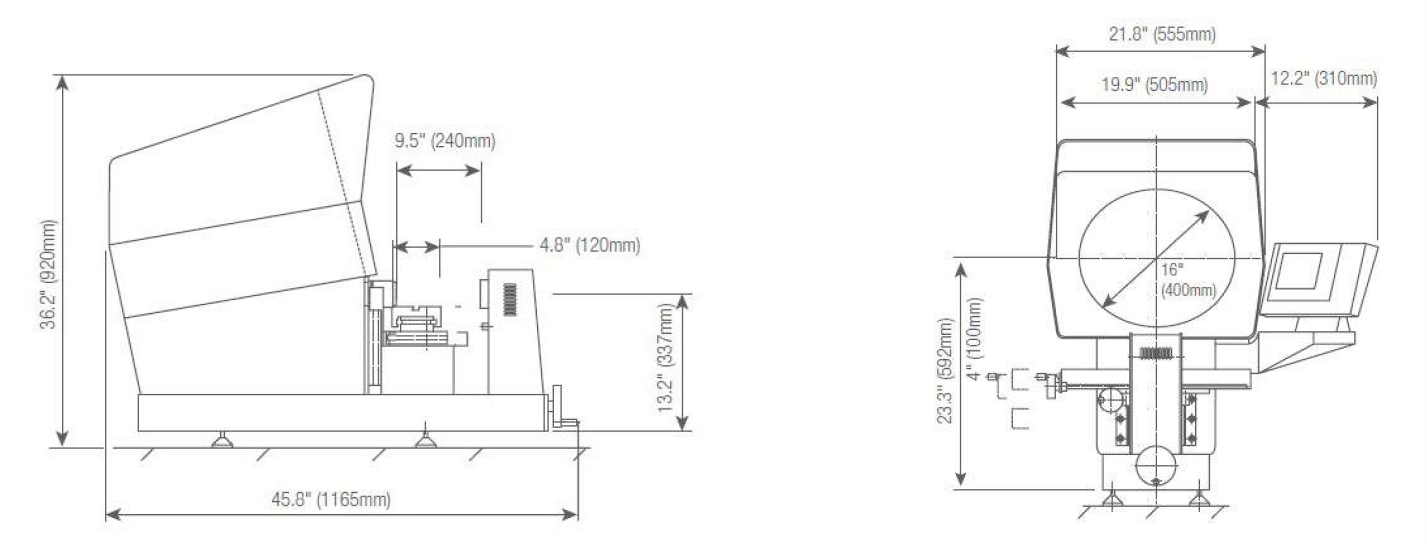 notice projecteur de profil HE400