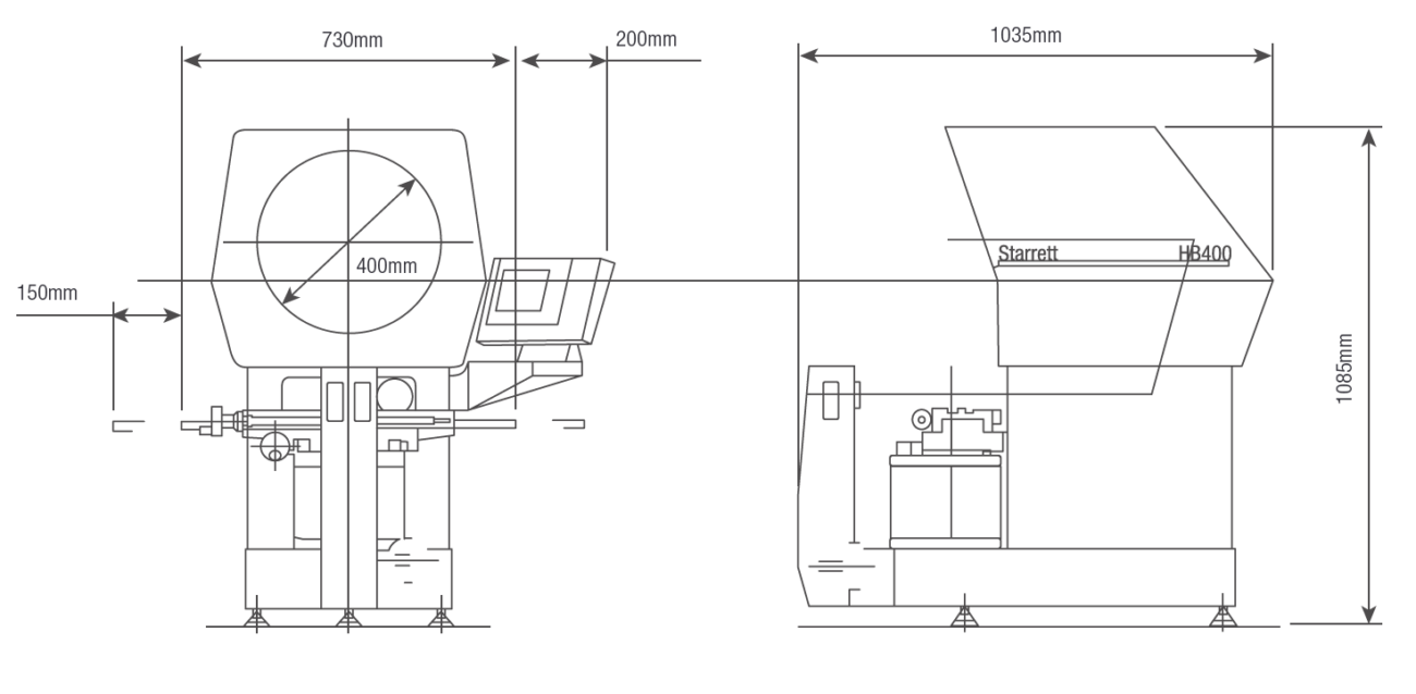 notice projecteur de profil HB400
