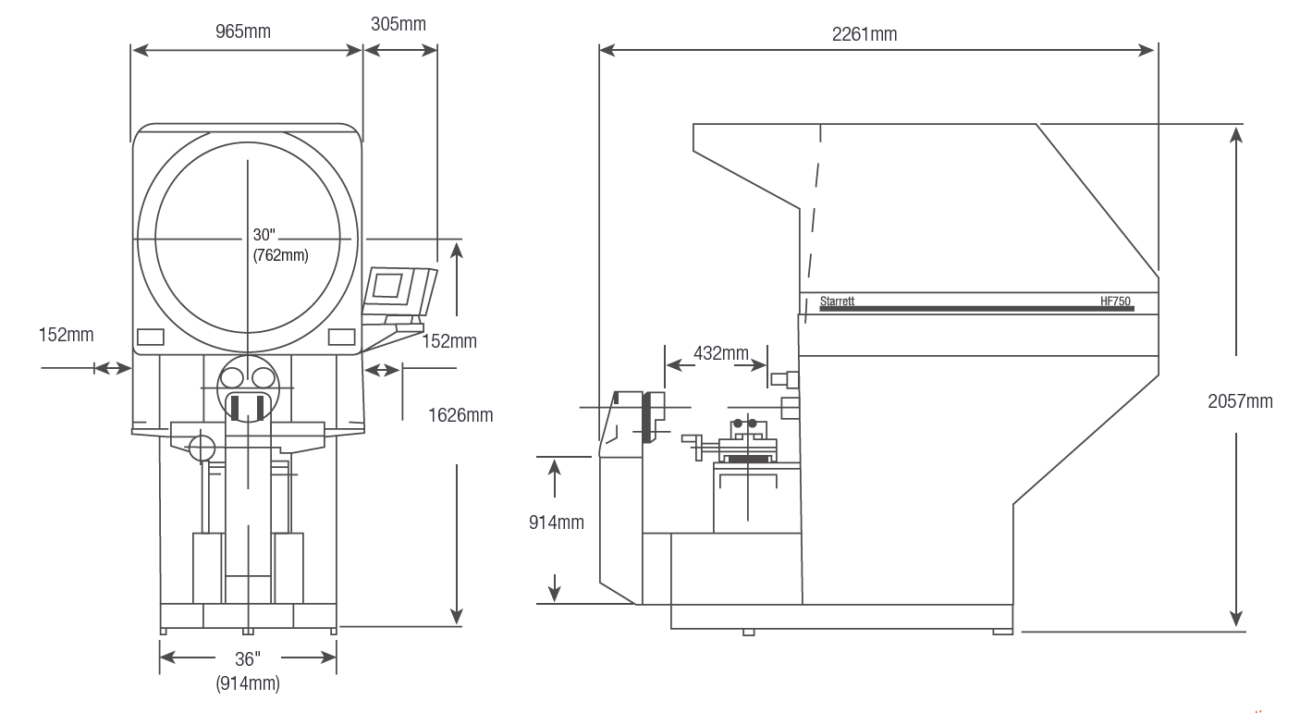 NOTICE projecteur de profil HF750
