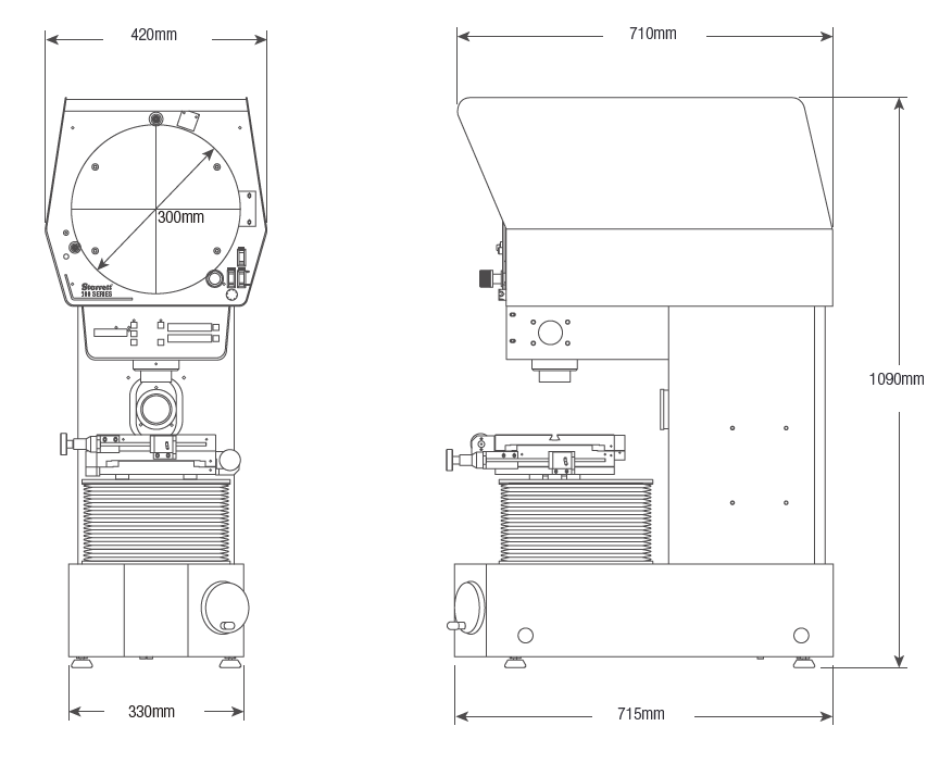 NOTICE PROJECTEUR DE PROFIL VERTICAL VB300