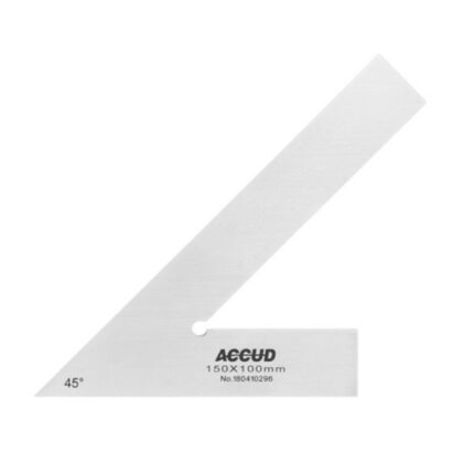 Equerre 45° acier inoxydable trempé