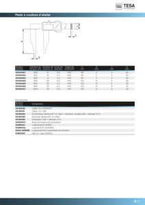 Pied à coulisse d'atelier digital IP67 TESA TWIN-CAL à faces de mesure d'intérieure arrondies et envoi de données – Image 2