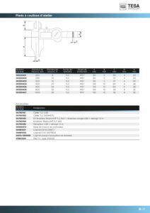Pied à coulisse d'atelier digital IP67 TESA TWIN-CAL à faces de mesure d'intérieur arrondies, becs d'extérieur à pointe et envoi de données. – Image 2