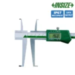 Pied à coulisse numérique IP67 double becs pour rainure intérieure à touche plate  INSIZE