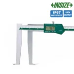 Pied à coulisse numérique IP67 pour rainure intérieure à touche plate  INSIZE