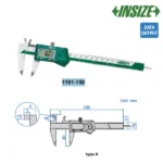 Pied à coulisse numérique double becs et jauge de profondeur pour rainure intérieure  INSIZE – Image 3