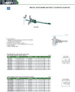Pied à coulisse numérique pour mesure d'entraxe (Touche conique) INSIZE – Image 2