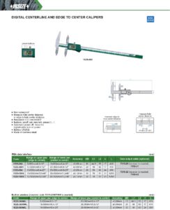 Pied à coulisse numérique pour mesure d'entraxe (Touche pointu) INSIZE – Image 2