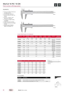Pied à coulisse à vernier MarCal 16 FN / 16 GN – Image 2
