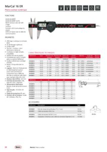 Pied à coulisse numérique avec sortie de données MarCal 16 ER – Image 2