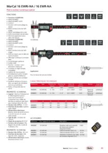 Pied à coulisse numérique IP67 pour mesure de rainures d'arbre MarCal 16 EWRi-NA / 16 EWR-NA – Image 3