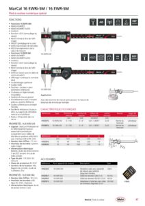Pied à coulisse numérique IP67 à bec fin pour distances de rainures MarCal 16 EWRi-SM / 16 EWR-SM – Image 3