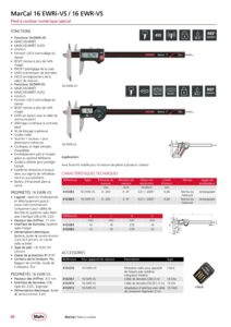 Pied à coulisse numérique IP67 à bec réglable en hauteur MarCal 16 EWRi-VS / 16 EWR-VS – Image 3