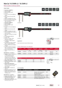 Pied à coulisse numérique IP67 à couteau pour mesure interne MarCal 16 EWRi-LI / 16 EWR-LI – Image 3
