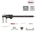 Pied à coulisse numérique IP67 avec accessoires pour mesures spéciales MarCal 16 EWR-V