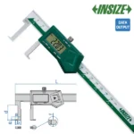 Pied à coulisse numérique pour rainure intérieure à touche plate ronde INSIZE