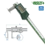 Pied à coulisse numérique pour rainure intérieure à pointe ronde INSIZE