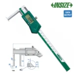 Pied à coulisse numérique pour rainure intérieure à touche plate INSIZE