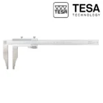 Pied à coulisse à vernier d'atelier TESA avec ajustement fin et avec ou sans double résolution