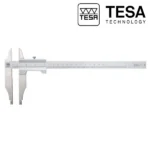 Pied à coulisse à vernier avec becs d'extérieur TESA , avec ou sans double résolution